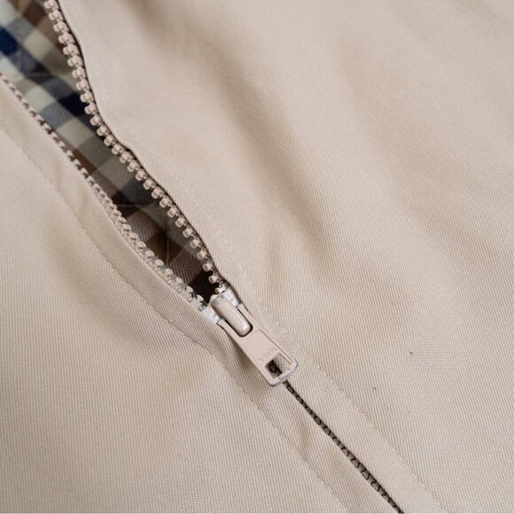 Aquascutum Jacket Zip Up Coat England Plaid Lined Vintage Mens Small - Picture 7 of 16